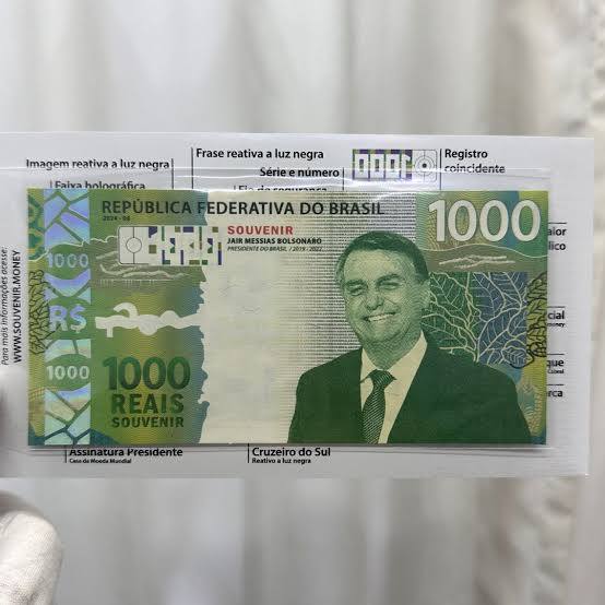 Cédula do Bolsonaro